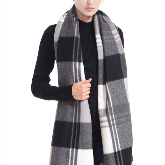 Lerdu Cashmere Virgin Wool Fringe Boxed Scarf - Picture 3 of 6